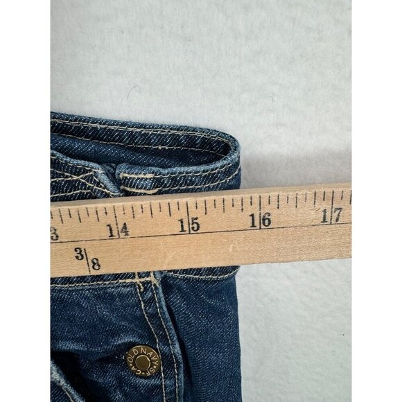 VTG Old Navy low rise Straight leg carpenter denim overall Y2K sz XS - Picture 4 of 7